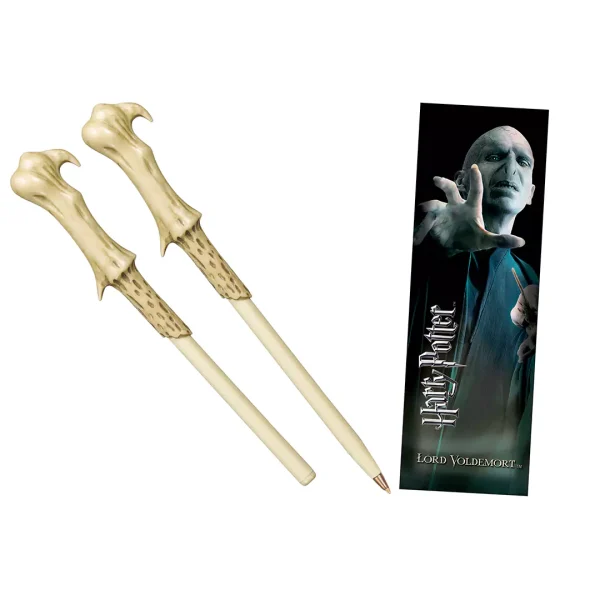 Bolígrafo Varita & marca páginas Voldemort