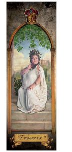 Póster La Dama gorda – Entrada a la Sala Común de Gryffindor