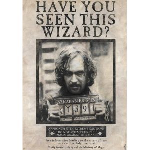 Póster Wanted Sirius Black