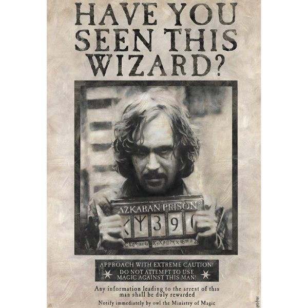 Póster Wanted Sirius Black